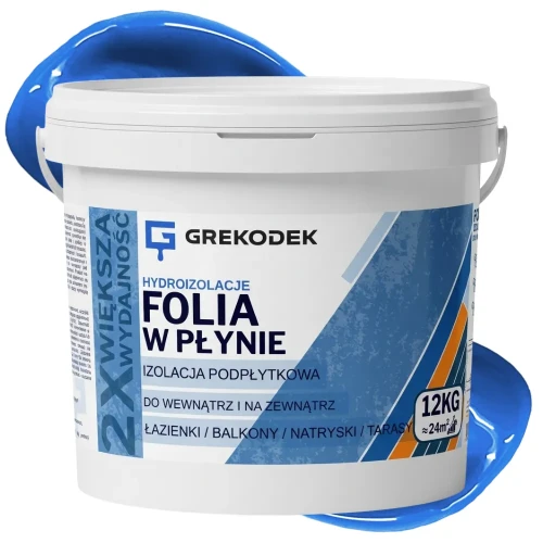 Przejdź do produktu Folia w Płynie Hydroizolacyjna Niebieska 12KG GREKODEK