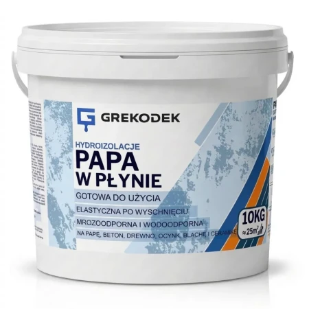 PAPA W PŁYNIE Gotowa Do Użycia ANTRACYTOWA 10KG GREKODEK