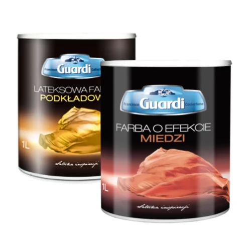 Przejdź do produktu ZESTAW Farba o EFEKCIE MIEDZI 1L + PODKŁAD 1L GUARDI