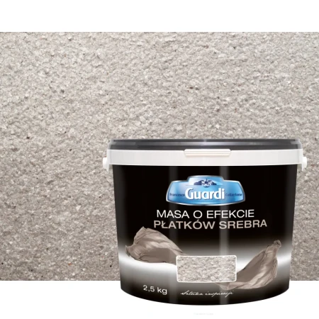 Masa o EFEKCIE PŁATKÓW SREBRA 2,5kg Guardi