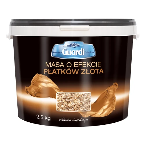 Przejdź do produktu MASA o EFEKCIE PŁATKÓW ZŁOTA 2,5kg Guardi