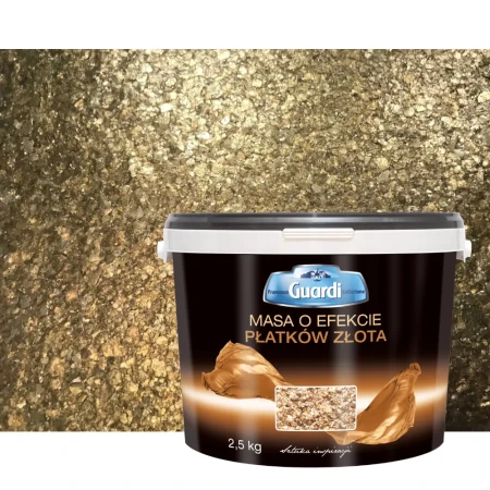 MASA o EFEKCIE PŁATKÓW ZŁOTA 2,5kg Guardi