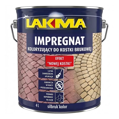 Przejdź do produktu SILBRUK KOLOR Impregnat do Kostki Brukowej 4L LAKMA