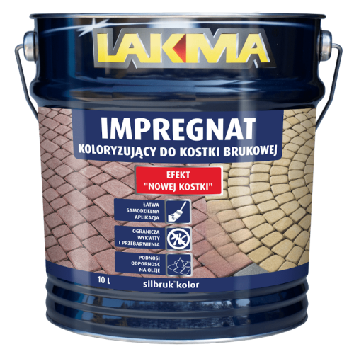 Przejdź do produktu  SILBRUK KOLOR Impregnat do Kostki Brukowej 10L LAKMA