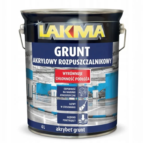 Przejdź do produktu AKRYBET GRUNT do posadzek cementowych Lakma