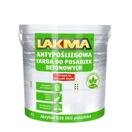 AKRYBET B-30 EKO POSADZKA 4L Farba do Betonu LAKMA