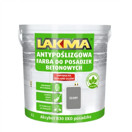 AKRYBET B-30 EKO POSADZKA 4L Farba do Betonu LAKMA