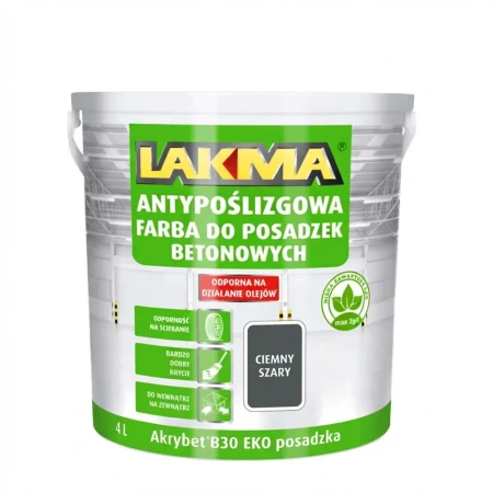AKRYBET B-30 EKO POSADZKA 4L Farba do Betonu LAKMA