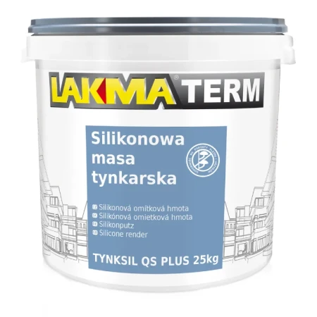 TYNKSIL QS PLUS LAKMA – tynk silikonowy 1,5 mm do elewacji, odporny na warunki atmosferyczne
