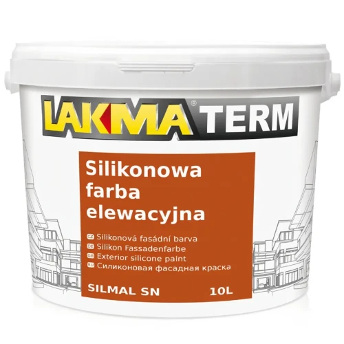 Przejdź do produktu SILMAL SN 10L Silikonowa Farba Elewacyjna LAKMA