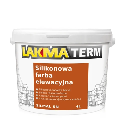 Przejdź do produktu SILMAL SN 4L Silikonowa Farba Elewacyjna LAKMA