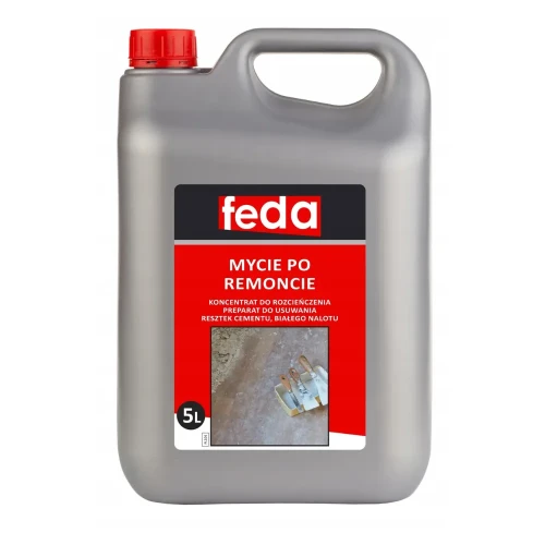 Przejdź do produktu Płyn  5L do Czyszczenia Rozcieńczania Mycie Po Remoncie Koncentrat FEDA