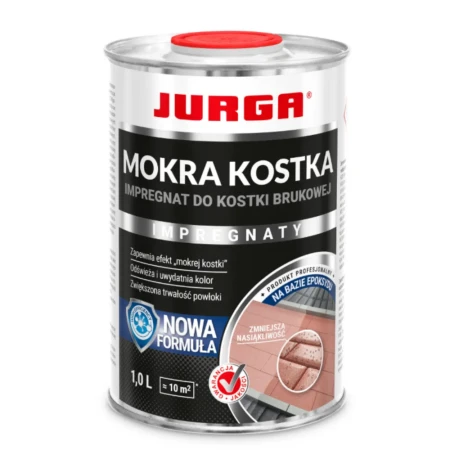 Jurga Mokra Kostka – impregnat do kostki brukowej, efekt mokrej kostki, zwiększona trwałość i ochrona powierzchni