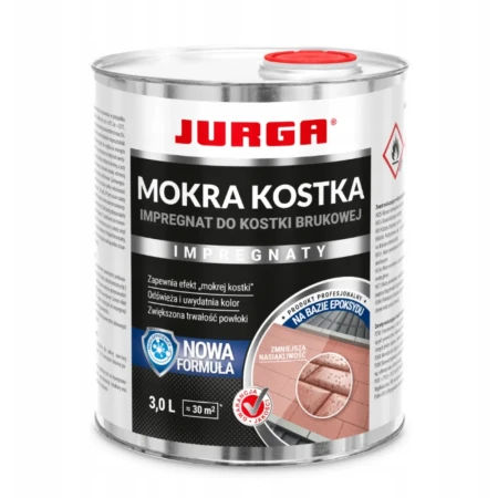 Jurga Mokra Kostka – impregnat do kostki brukowej, efekt mokrej kostki, zwiększona trwałość i ochrona powierzchni