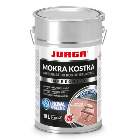 Jurga Mokra Kostka – impregnat do kostki brukowej, efekt mokrej kostki, zwiększona trwałość i ochrona powierzchni