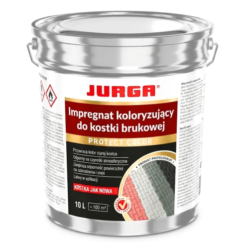 Przejdź do produktu Impregnat Koloryzujący 10L do Kostki Brukowej PROTECT COLOR JURGA