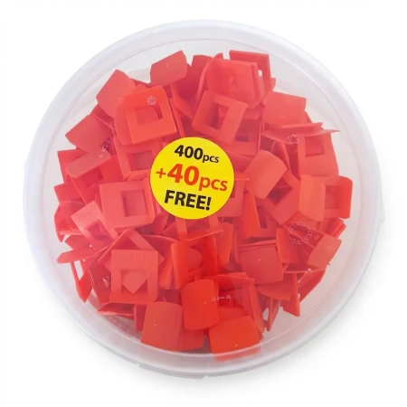 KLIPSY 440 sztuk do Poziomowania Płytek Wiaderko SOLID