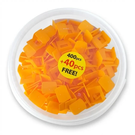 KLIPSY 440 sztuk do Poziomowania Płytek Wiaderko SOLID