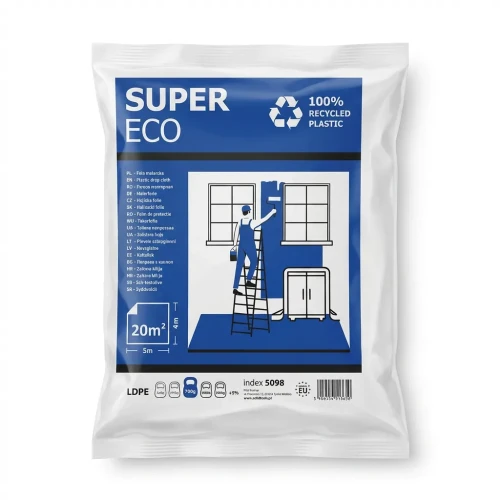 Przejdź do produktu FOLIA MALARSKA Super Gruba Economy 4mx5m SOLID