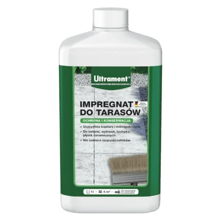 Impregnat do Tarasów Balkonów  1L ULTRAMENT