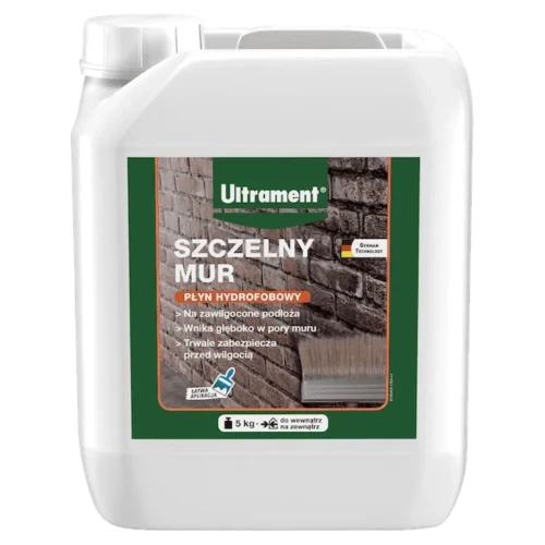 Przejdź do produktu Szczelny Mur 5kg Płyn Hydrofobowy Uszczelniający ULTRAMENT