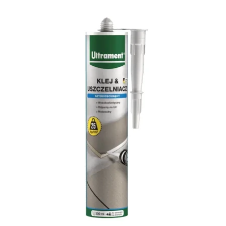 KLEJ I USZCZELNIACZ 300ml UNIWERSALNY ULTRAMENT