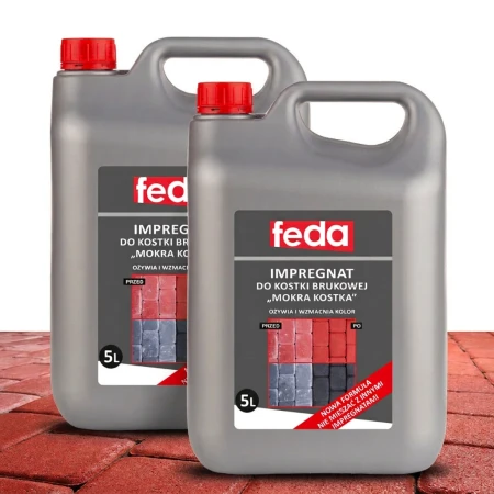 2x 5L Impregnat do Kostki "MOKRA KOSTKA"ZESTAW 2 sztuki (wodny)  FEDA