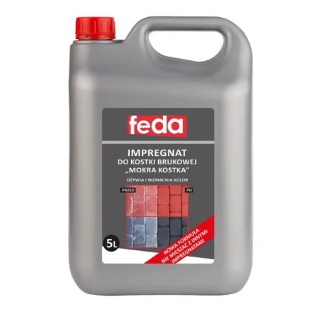2x 5L Impregnat do Kostki "MOKRA KOSTKA"ZESTAW 2 sztuki (wodny)  FEDA