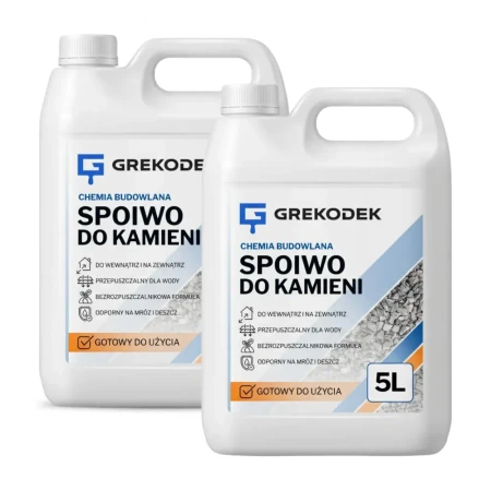 ZESTAW 2 sztuki Spoiwo Klej do Kamieni Ogrodowych 5L GREKODEK