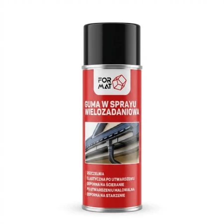 ZESTAW 2 sztuki GUMA W SPRAYU Uniwersalny Sprayu Uszczelniający CZARNA 400ml FORMATZONE