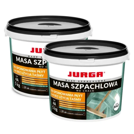 ZESTAW 2 sztuki Masa Szpachlowa 5kg NO CRACK JURGA
