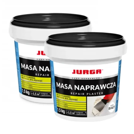 ZESTAW 2 sztuki Masa Naprawcza 1,5kg REPAIR PLASTER JURGA