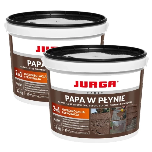 Przejdź do produktu ZESTAW 2 sztuki PAPA W PŁYNIE BRĄZOWY 12KG Guma na Dach JURGA