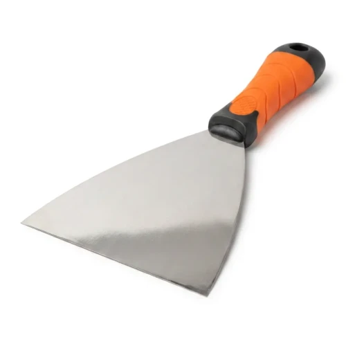 Przejdź do produktu Szpachelka Nierdzewna 120mm Gumowa Rączka Profesjonalna 6075 SOLID