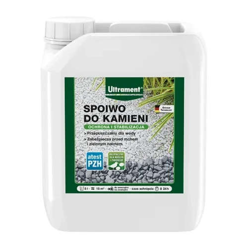 Przejdź do produktu Spoiwo 5L do Stabilizacji Kamieni Żwiru, Grysu i Kruszywa ULTRAMENT