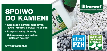 Spoiwo 5L do Stabilizacji Kamieni Żwiru, Grysu i Kruszywa ULTRAMENT