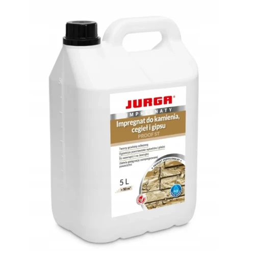 Przejdź do produktu Impregnat 5L do Kamienia Naturalnego Gipsu Klinkieru i Elewacji PROOF ST JURGA