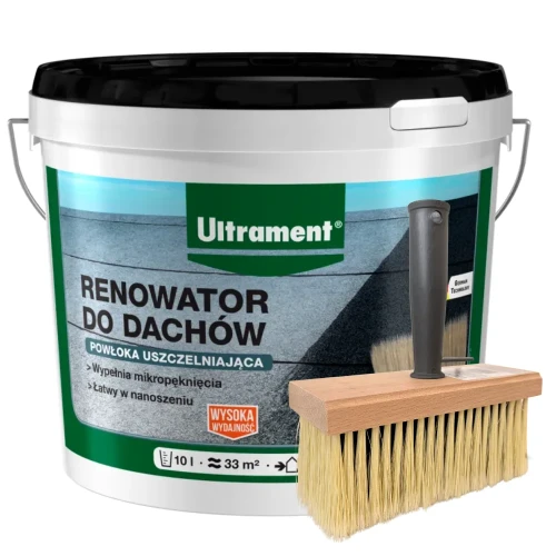 Przejdź do produktu Renowator do Dachów + GRATIS PĘDZEL ULTRAMENET 10L