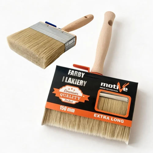 Przejdź do produktu Pędzel Tapetówka - Ławkowiec Drewniany 150mm MOTIVE 050 043
