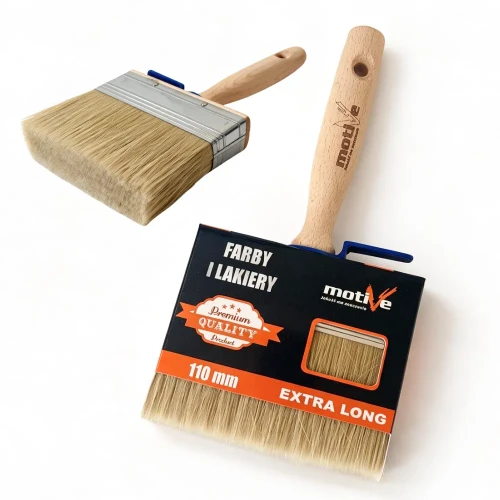 Przejdź do produktu Pędzel Tapetówka - Ławkowiec Drewniany 110mm MOTIVE 050 040