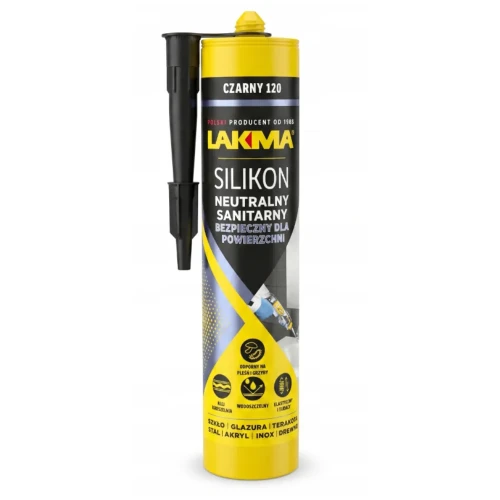 Przejdź do produktu SILIKON NEUTRALNY SANITARNY CZARNY 120 280 ml