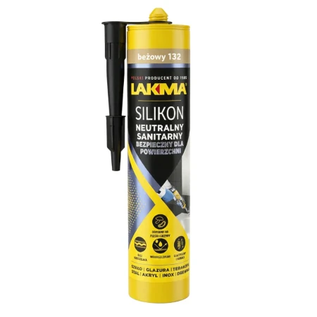 SILIKON NEUTRALNY SANITARNY BEŻOWY 132 280 ml