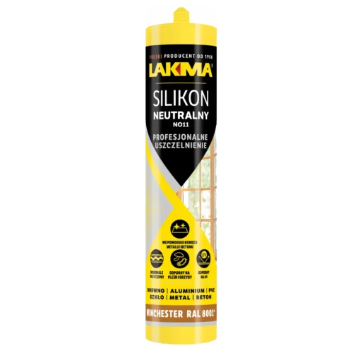 Przejdź do produktu Silikon Neutralny Uszczelniacz Trwały NO11 Winchester RAL 8001 28ml LAKMA