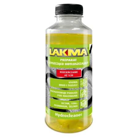HYDROCLEANER JASNO ŻOŁTY Preparat czyszcząco - odtłuszczający 500 ml LAKMA