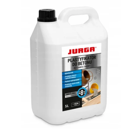 BETONMIX ZIMOWY 5L Plastyfikator do betonu na mróz (-8) JURGA