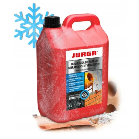 ADMIX LIQUID ZIMOWY 5L  plastyfikator do zapraw murarskich Wapno w płynie (-8) JURGA