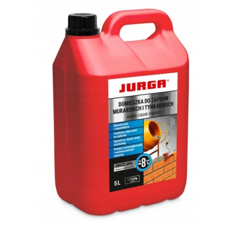 ADMIX LIQUID ZIMOWY 5L  plastyfikator do zapraw murarskich Wapno w płynie (-8) JURGA