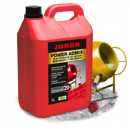 POWER ADMIX LIQUID 5L superplastyfikator DO ZAPRAW JURGA