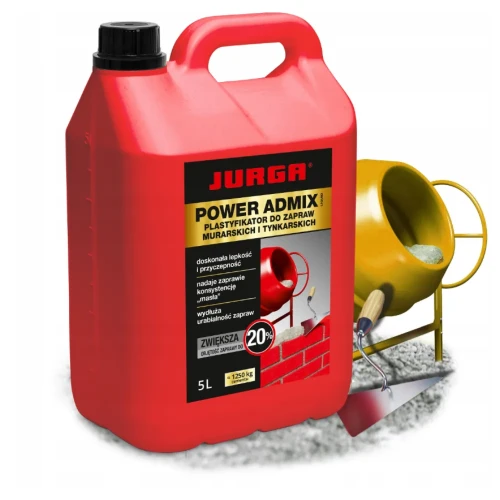 Przejdź do produktu POWER ADMIX LIQUID 5L superplastyfikator DO ZAPRAW JURGA