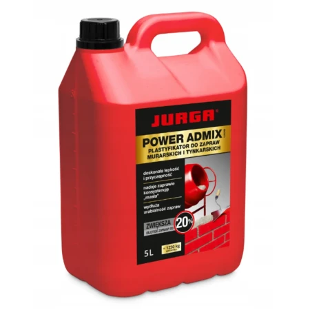 POWER ADMIX LIQUID 5L superplastyfikator DO ZAPRAW JURGA